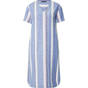 Šaty 'Popover' Marks & Spencer námořnická modř / modrý melír / růžová / bílá