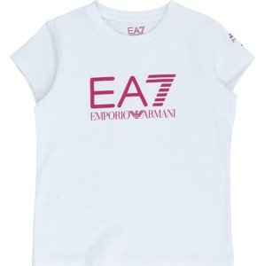 Tričko EA7 Emporio Armani bobule / bílá