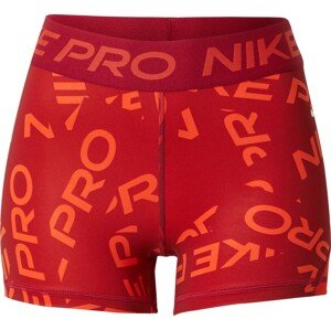 Sportovní kalhoty Nike oranžová / červená / bílá