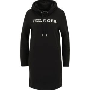 Šaty Tommy Hilfiger černá / bílá