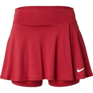 Sportovní sukně 'VICTORY' Nike červená / bílá