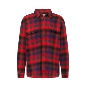 Košile 'JACKSON WORKER' Levis indigo / červená / černá