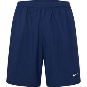 Kalhoty 'Solo' Nike Sportswear námořnická modř / bílá