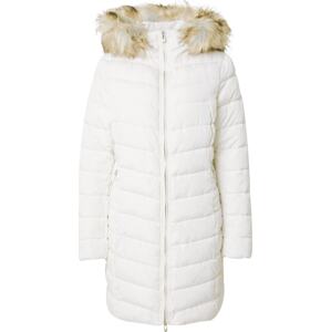Zimní kabát Only světle hnědá / bílá