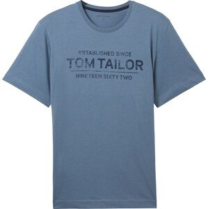 Tričko Tom Tailor námořnická modř / chladná modrá