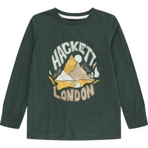 Tričko Hackett London tmavě zelená
