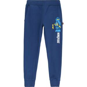Kalhoty 'PARKER 705' LEGO® kidswear marine modrá / světlemodrá / žlutá / bílá