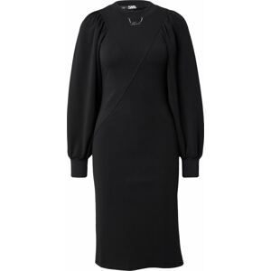 Šaty Karl Lagerfeld černá