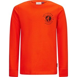Tričko 'Jorrit' Retour Jeans oranžově červená / černá