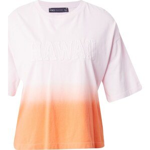 Tričko Marks & Spencer oranžová / růžová