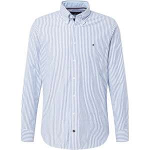 Košile Tommy Hilfiger chladná modrá / bílá