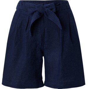 Kalhoty se sklady v pase Marks & Spencer námořnická modř