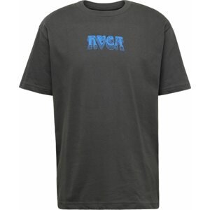 Tričko RVCA modrá / černá
