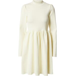 Úpletové šaty 'Kalea' EDITED barva bílé vlny