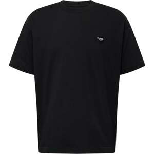 Tričko Carhartt WIP černá / bílá