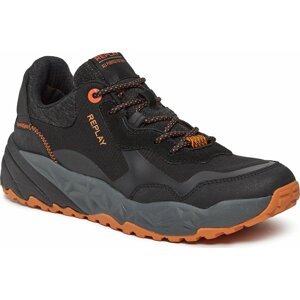 Sneakersy Replay GMS34 .000.C0002T Black Orange 007