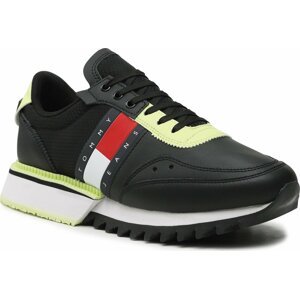 Sneakersy Tommy Jeans Cleated EM0EM01168 Black BDS