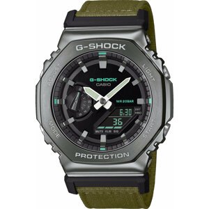 Hodinky G-Shock GM-2100CB -3AER Silver/Khaki