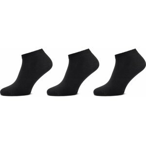 Sada 3 párů nízkých ponožek unisex Pepe Jeans Tr 3P PMU30022 Black 999
