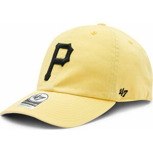 Kšiltovka 47 Brand MLB Pittsburgh Pirates Double Under '47 CLEAN UP BAS-DBLUN920GWS-MZ06 Žlutá