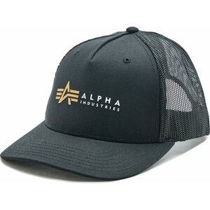Kšiltovka Alpha Industries Label 106901FP Black 03
