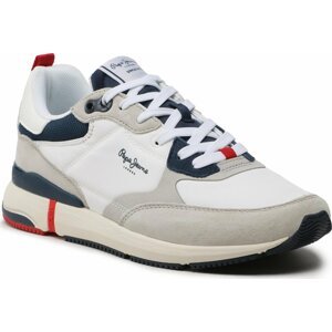Sneakersy Pepe Jeans London Pro Vint PMS30938 Factory White 801