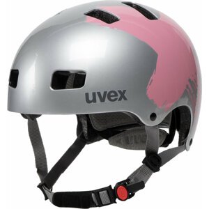 Cyklistická helma Uvex Kid 3 S4148193617 Silver/Rose