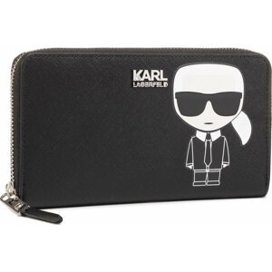 Velká dámská peněženka KARL LAGERFELD 201W3203 Black