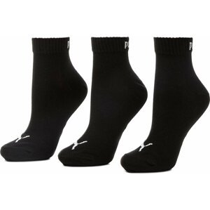 Sada 3 párů nízkých ponožek unisex Puma 271080001 Black 200