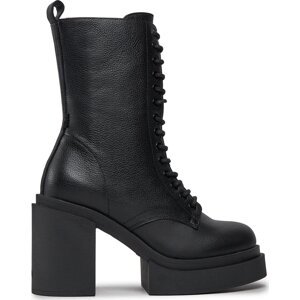 Polokozačky Bronx Ankle boots 34290-U Black 01