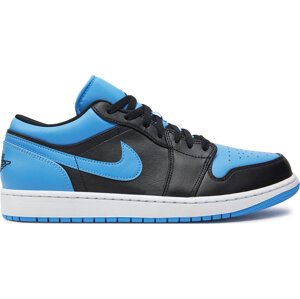 Boty Nike Air Jordan 1 Low 553558 041 Black/Black/University Blue