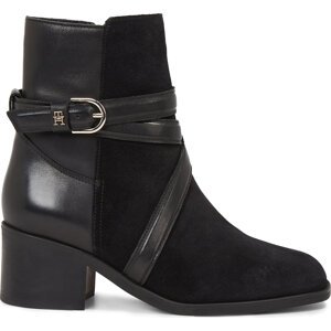 Polokozačky Tommy Hilfiger Elevated Essential Midheel Boot FW0FW07515 Black BDS