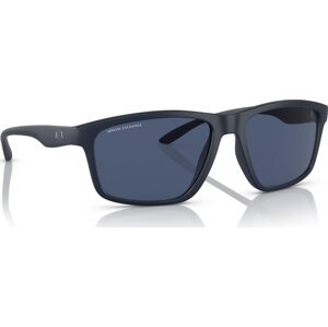 Sluneční brýle Armani Exchange 0AX4122S 818180 Matte Blue/Dark Blue