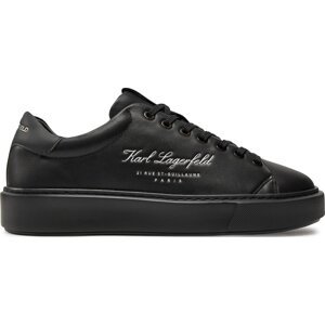 Sneakersy KARL LAGERFELD KL52223 Black Lthr/Mono 00X