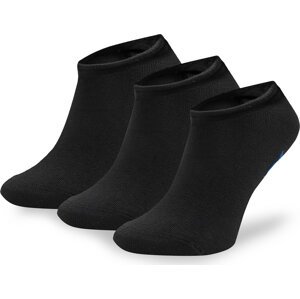 Sada 3 párů nízkých ponožek unisex Reebok R0253-SS24 (3-pack) Černá