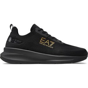 Sneakersy EA7 Emporio Armani X8X149 XK349 T775 T.Blk+Gold+Blk M.Out