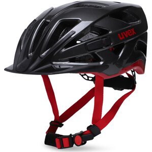 Cyklistická helma Uvex Active 4104310215 Anthracite Red