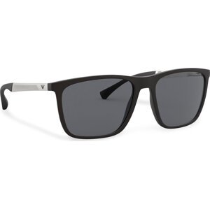 Sluneční brýle Emporio Armani 0EA4150 506387 Silver/Black