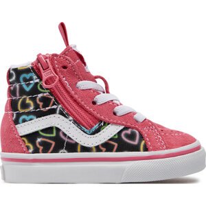 Sneakersy Vans Sk8-Hi Reissue Side Zip VN0007Q3BIY1 Pink/Multi