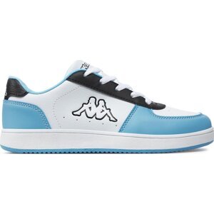 Sneakersy Kappa Logo Malone Kid 371K1IW White/Black/Blue Lt A4B