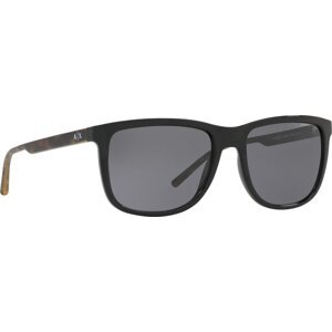 Sluneční brýle Armani Exchange 0AX4070S 815881 Shiny Black/Grey Polar