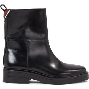Polokozačky Tommy Hilfiger Cool Elevated Ankle Bootie FW0FW07487 Black BDS