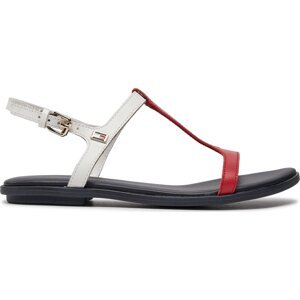 Sandály Tommy Hilfiger Th Flat Sandal FW0FW07930 Red White Blue 0G0