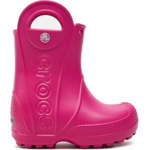 Holínky Crocs Handle It Rain Boot Kids 12803 Candy Pink