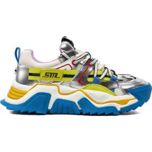 Sneakersy Steve Madden Kingdom-E Sneaker SM19000086-04005-BSV Blu/Silver