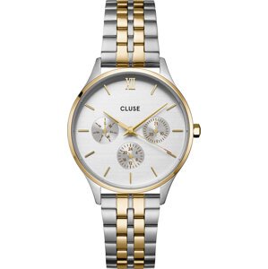Hodinky Cluse CW10704 Silver/Gold