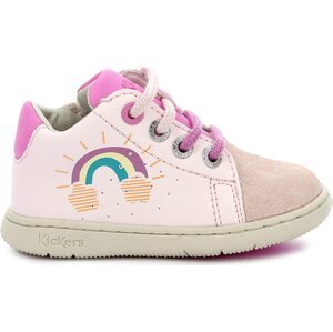 Sneakersy Kickers Kickblace 960510-10-133 Rose Rainbow