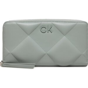 Velká dámská peněženka Calvin Klein Quilt K60K611782 Pigeon PEB