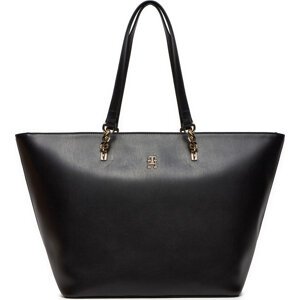 Kabelka Tommy Hilfiger Th Refined Tote AW0AW16112 Black BDS