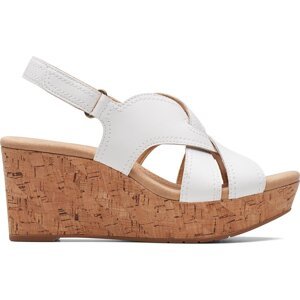 Sandály Clarks Rose Erin 26171306 White Leather